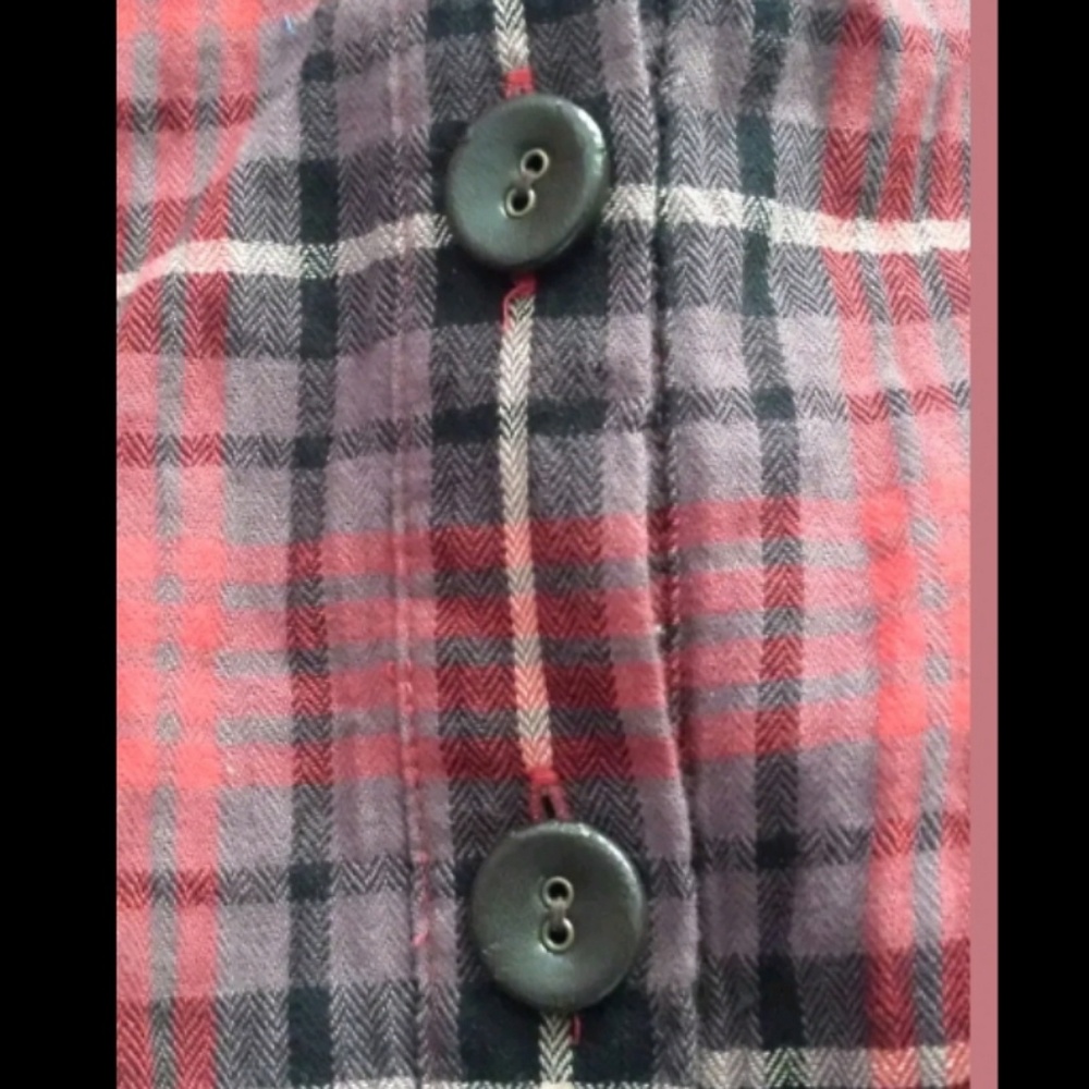 🌈SOLD💰Free People Open Road Hwy 66 Plaid Jumper - Picture 7 of 8